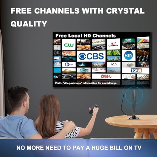 TV Antenna Indoor with Signal Booster S73525