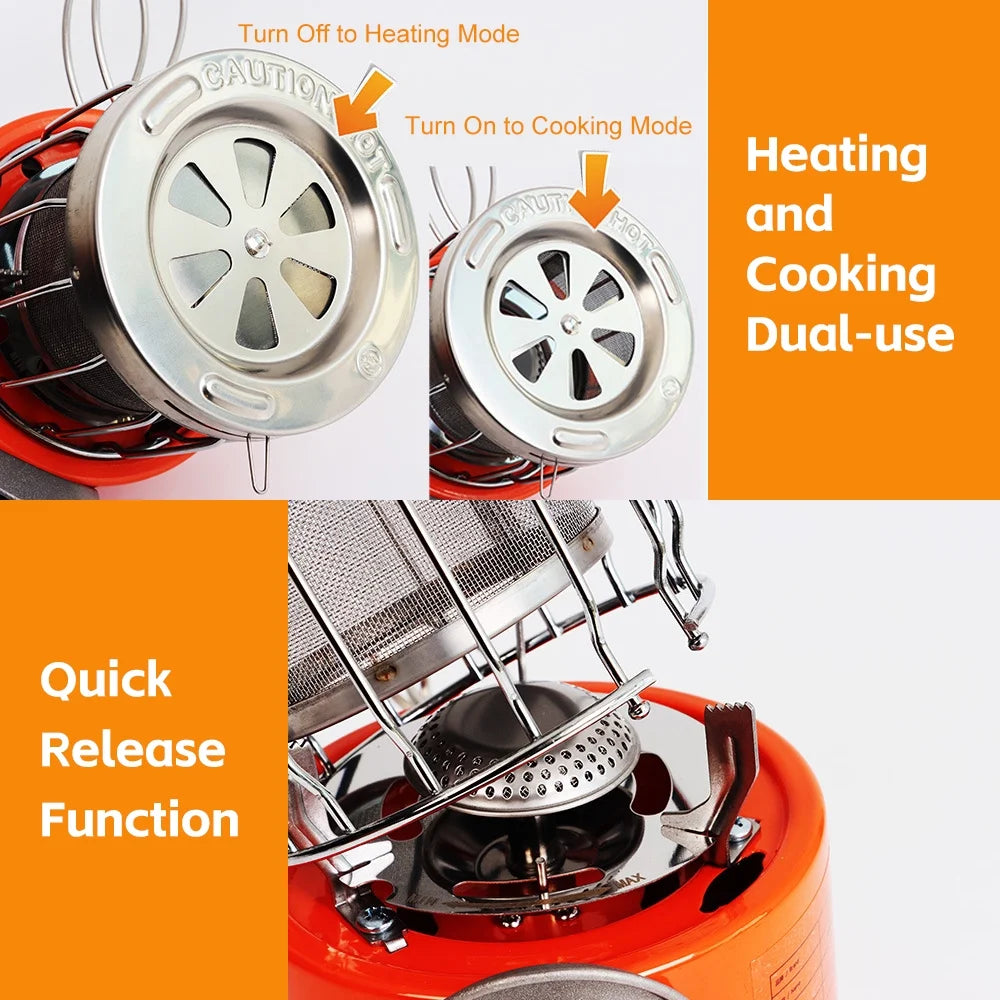 Portable 2000W Outdoor Stove Cooker Heater S624589