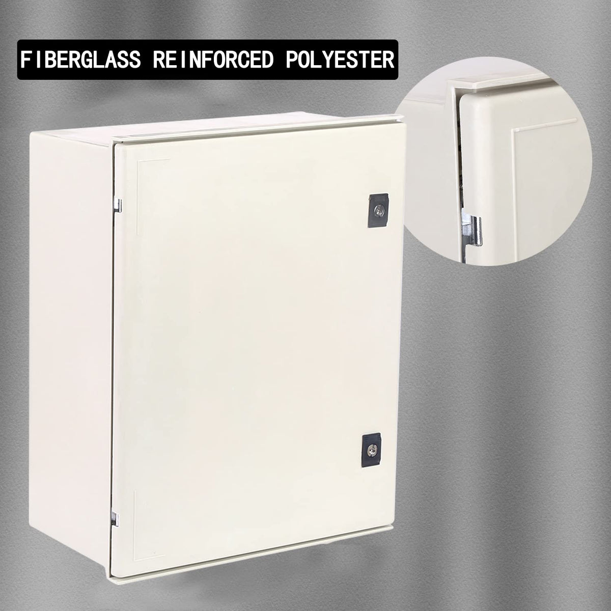 Fiberglass IP65 Weatherproof Wall-Mounted Electrical Enclosure Box N3216