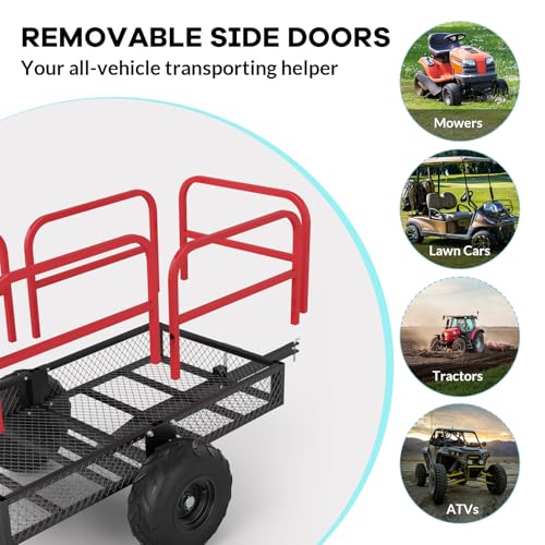 Heavy Duty Steel Dump Cart with 1700-Pound Capacity S6521