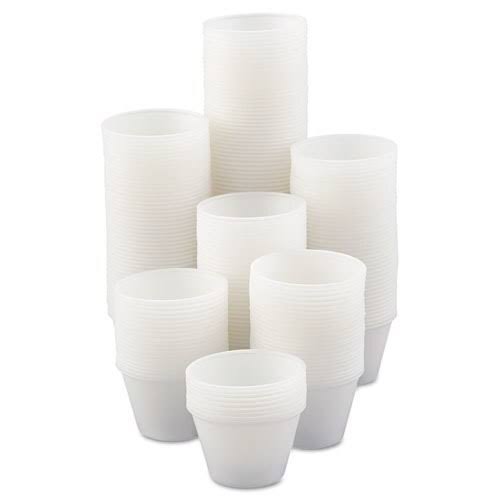 Plastic Souffle Portion Cups, 1/2 oz., Translucent, 2500/Carton P75754