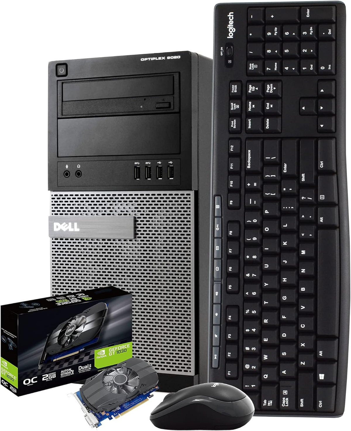 16GB 500GB SSD Nvidia GT1030 WiFi Windows 10 HDMI Gaming PC T53328
