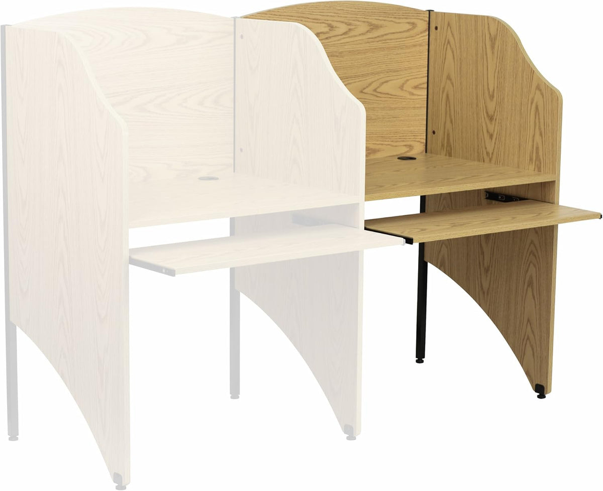 Study Carrel in Nebula Grey Finish W53222