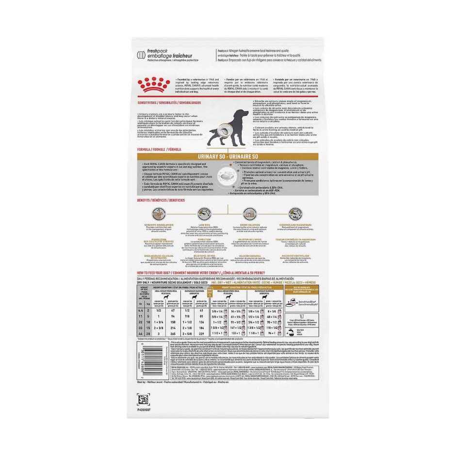 Veterinary Diet Canine Urinary SO Dry Dog Food E779