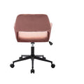 Velvet Upholstered Height-Adjustable Home Office Chair P141