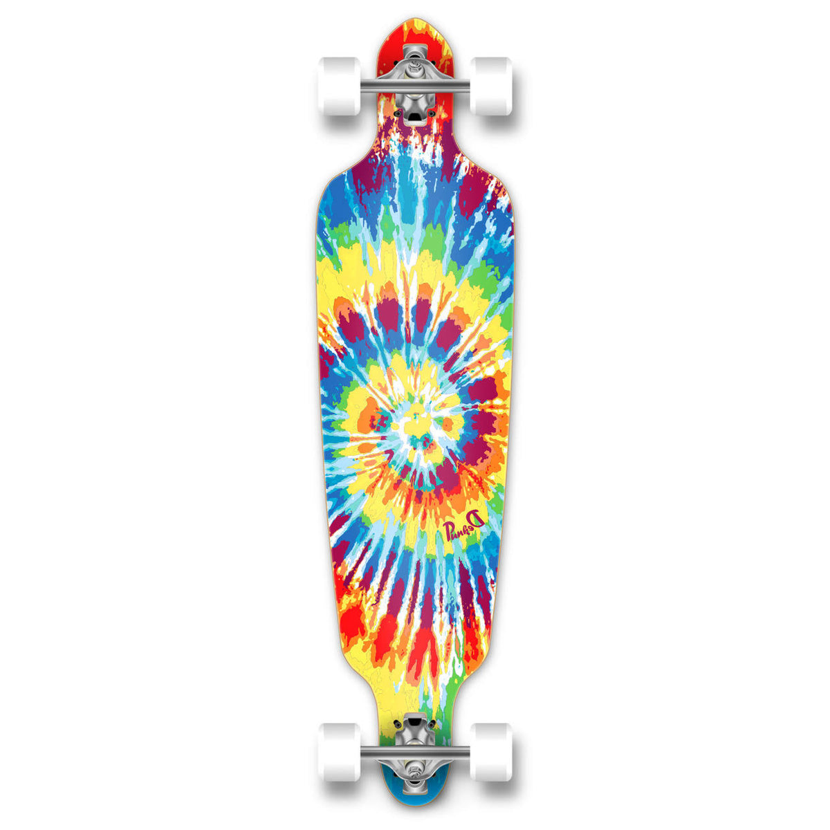 Tiedye Drop Through Longboard Complete N28616