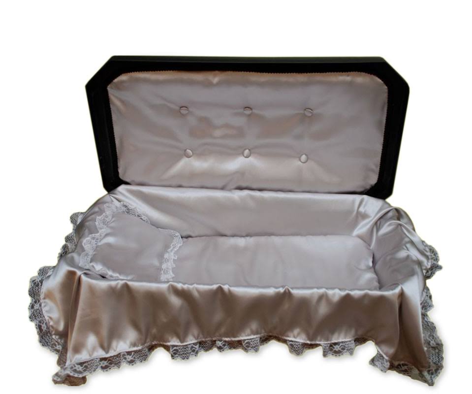 Black Small Pet Coffin H43195