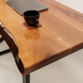 Live Edge Walnut Wooden Table (30" x 60") J178