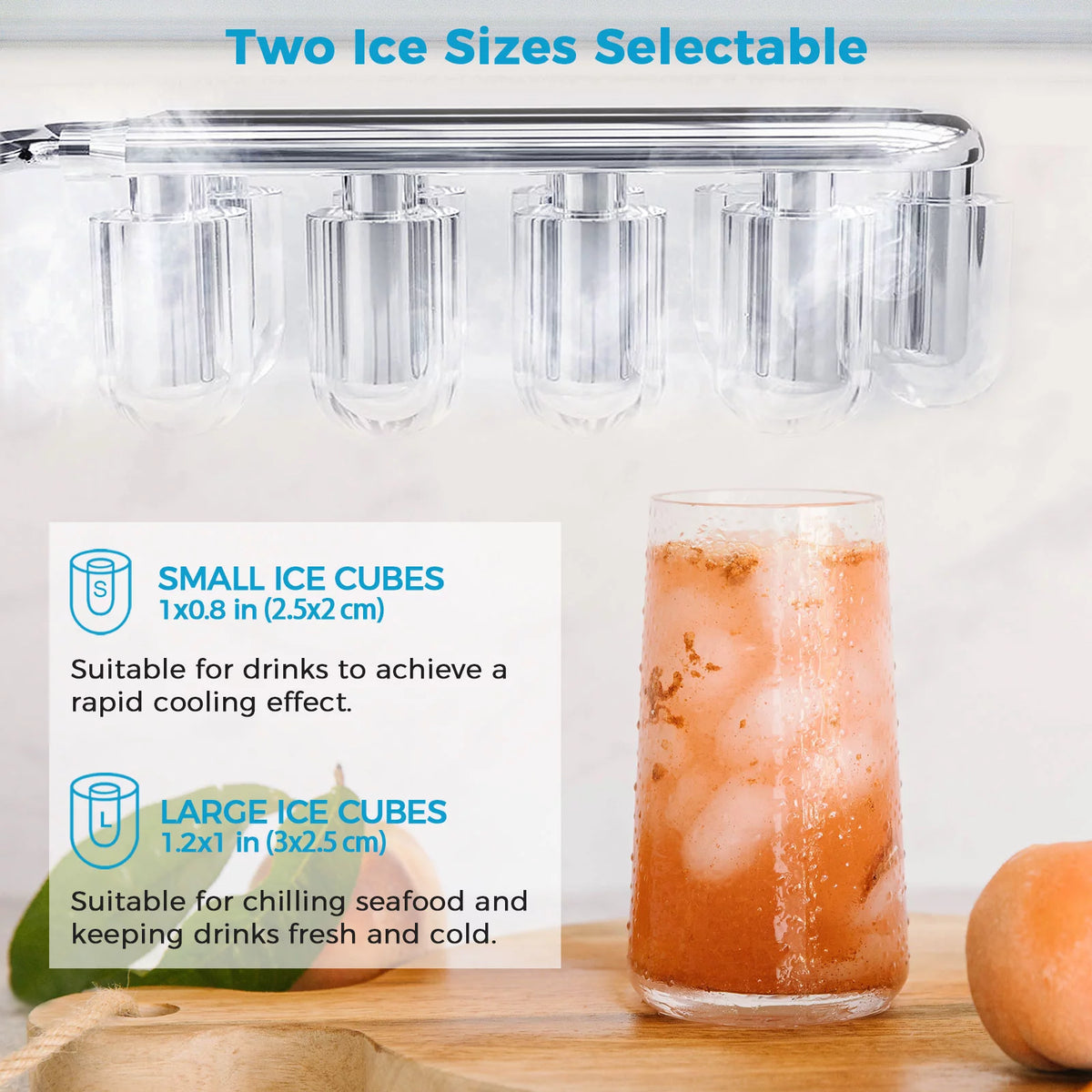Black Self-Cleaning Ice Maker M858942