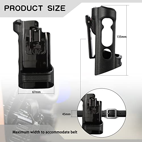 Belt Holster Radio Holder for Motorola Universal Holder Carry Case Models 1.5, 2.5 and 3.5 Portable Radio P6274