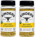 Organic Buttery Steakhouse Seasoning Rub, 10.4 Ounce (2 Pack) A54489