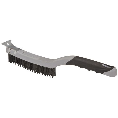Carbon Steel Brush with Scraper Q194
