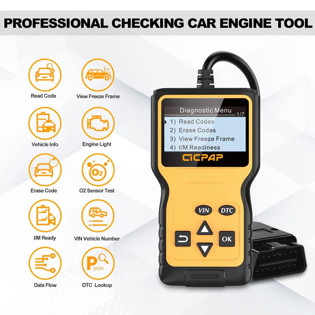 OBD2 Scanner Diagnostic Tool Engine Fault Code Reader M695