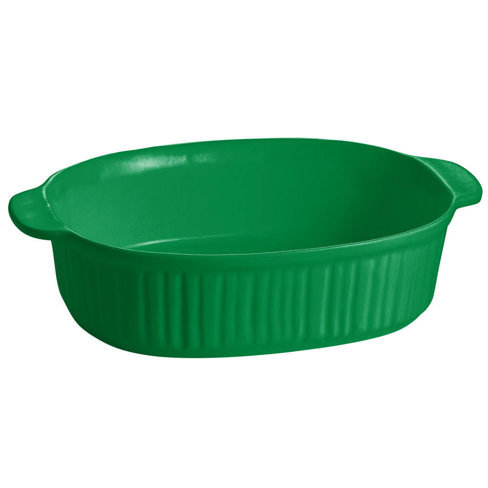 Green 4 qt. Oval Casserole Dish X1399