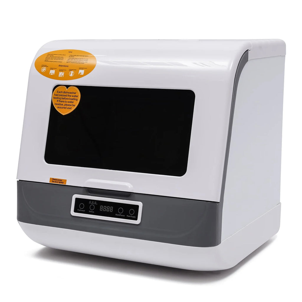 8L Portable Countertop Dishwasher 1200W 3 Washing Programs O502616
