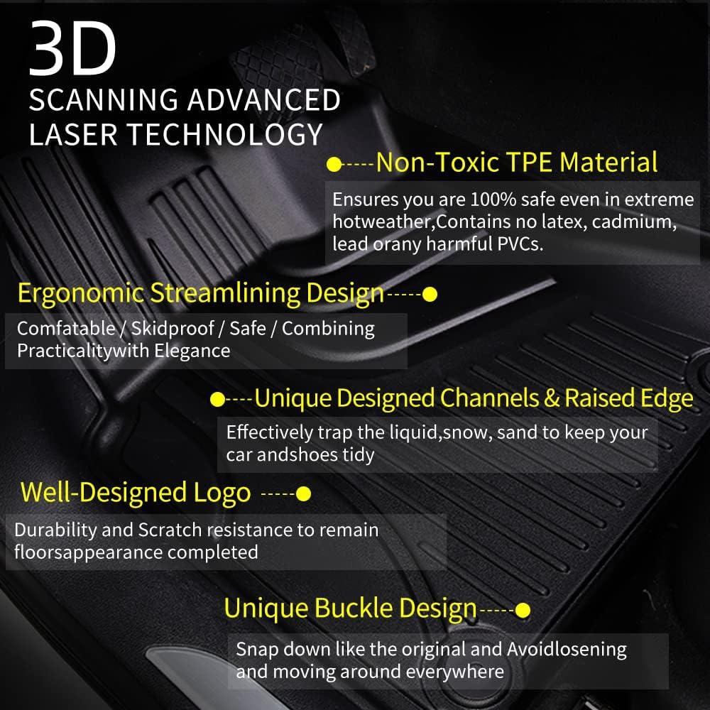 Black TPE Car Floor Liners X527