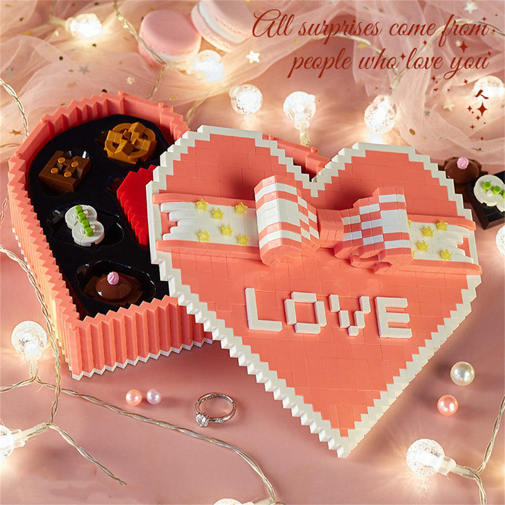 1999 Pieces Chocolate Building Blocks STEM Brick Kits Toy L3207
