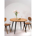 42 in. Solid Wood Round Dining Table T606