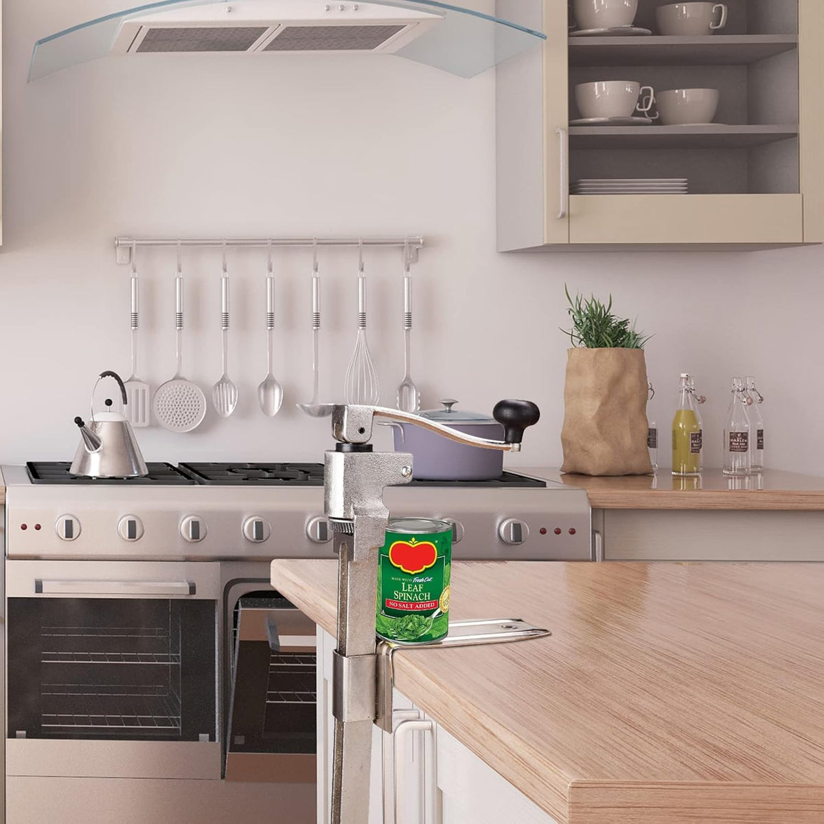 Commercial Manual Table Can Opener with Plated Steel Base I844