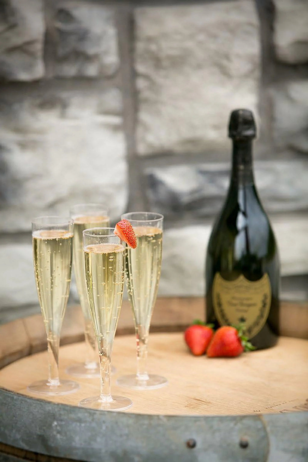 1 Piece Hard Plastic Champagne Flutes, 5 Oz, Clear F16847