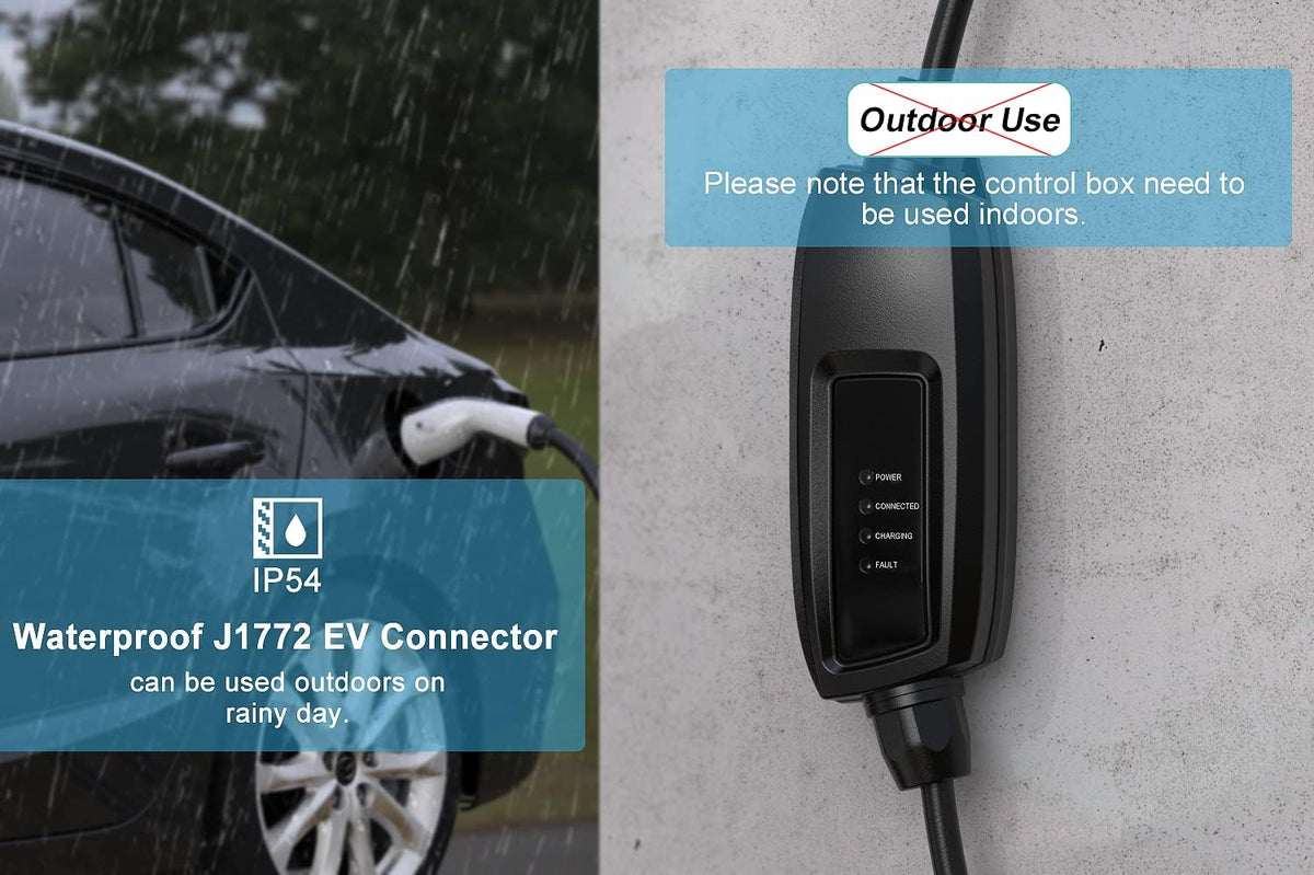 Portable Level 1 EV Charger (110V, 16A, 25ft) N783291