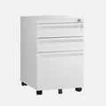 White 3-Drawer File Cabinet Storage Cabinet K177352