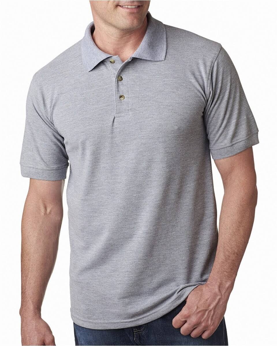 Dark Ash Pique Polo B969