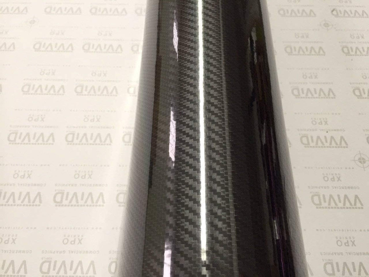 High Gloss Black Carbon Vinyl Wrap Film (5ft x 5ft) Z5061