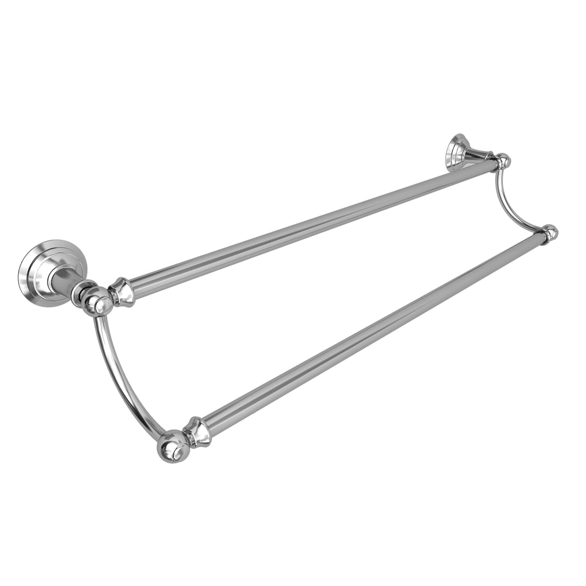 24x22 Double Towel Bar Satin Nickel P8992