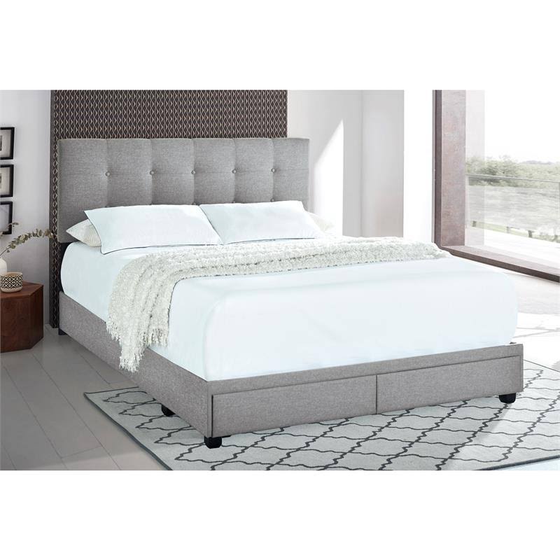 Queen Storage Bed Gray Z946