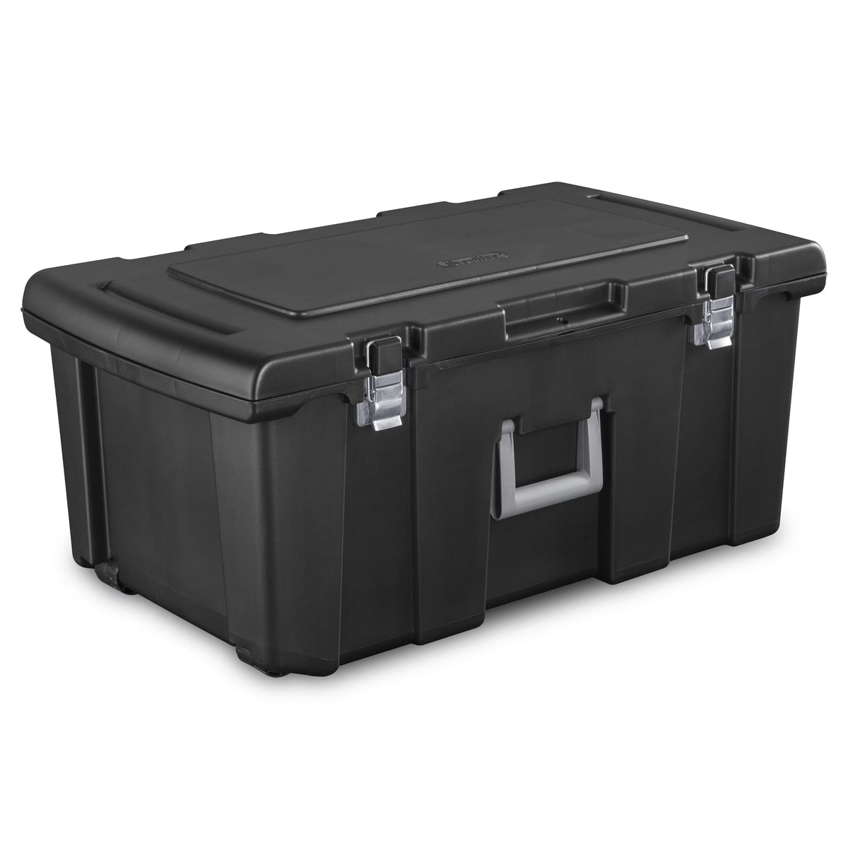 Black Plastic Footlocker O68901