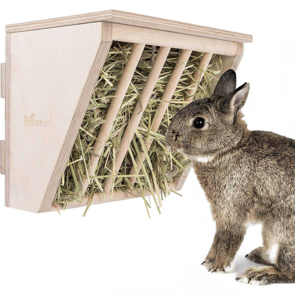 Wooden Hay Manger with Seat E472