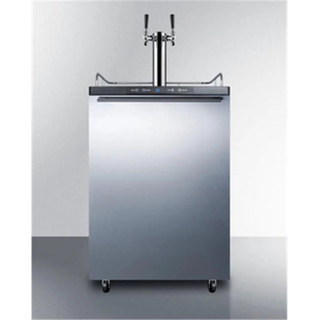 24 Built In Beer Dispenser with Twin Taps P20647