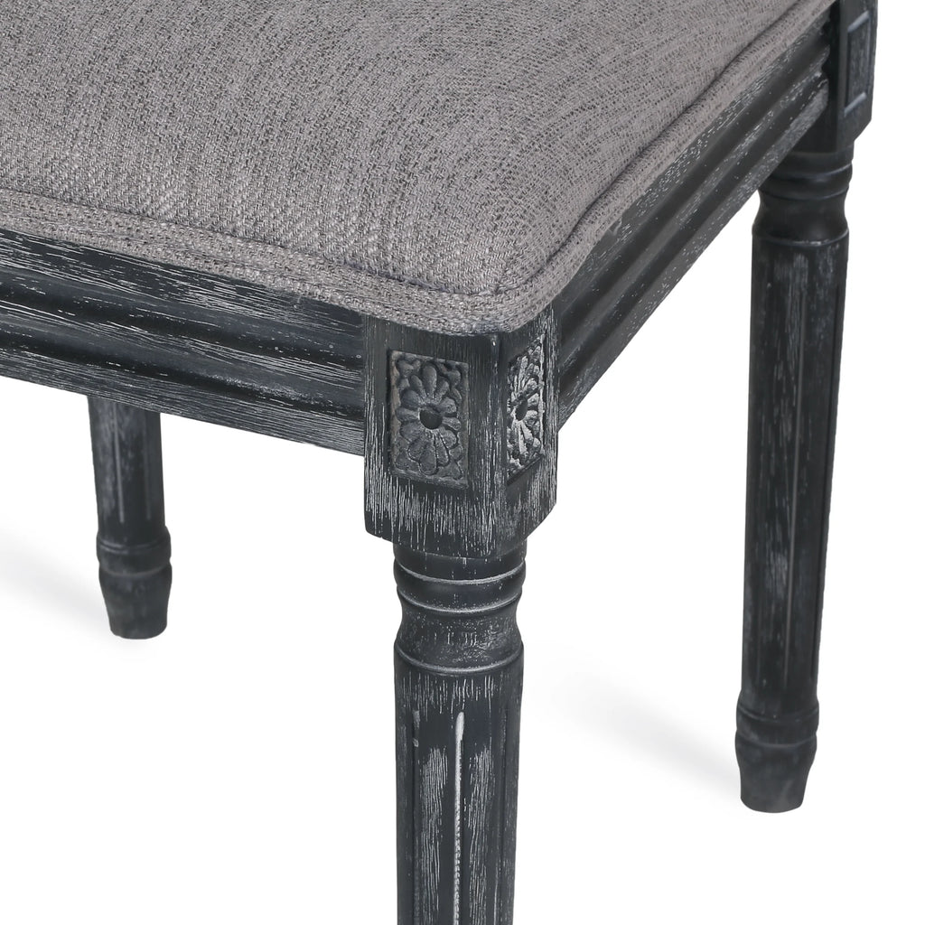 Gray Fabric Dining Chair Set of 6 C197423