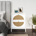 Nightstand Side Table with Two Drawer T162566