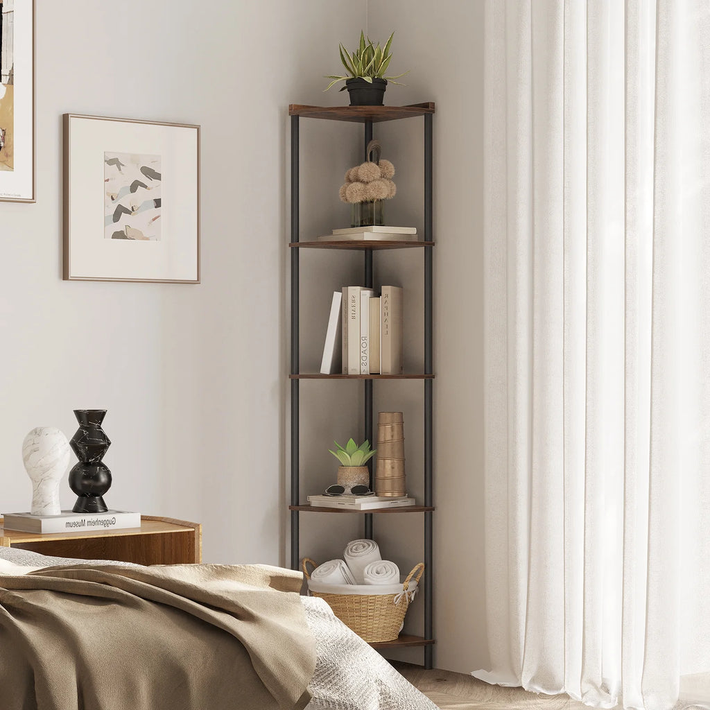 5 Tier Corner Shelf Stand D45872