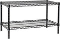 2 Tier Black Shelving Unit L61622