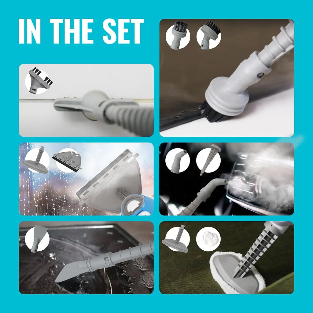 10-in-1 Steam Mop with Handheld Steam Cleaner I420431
