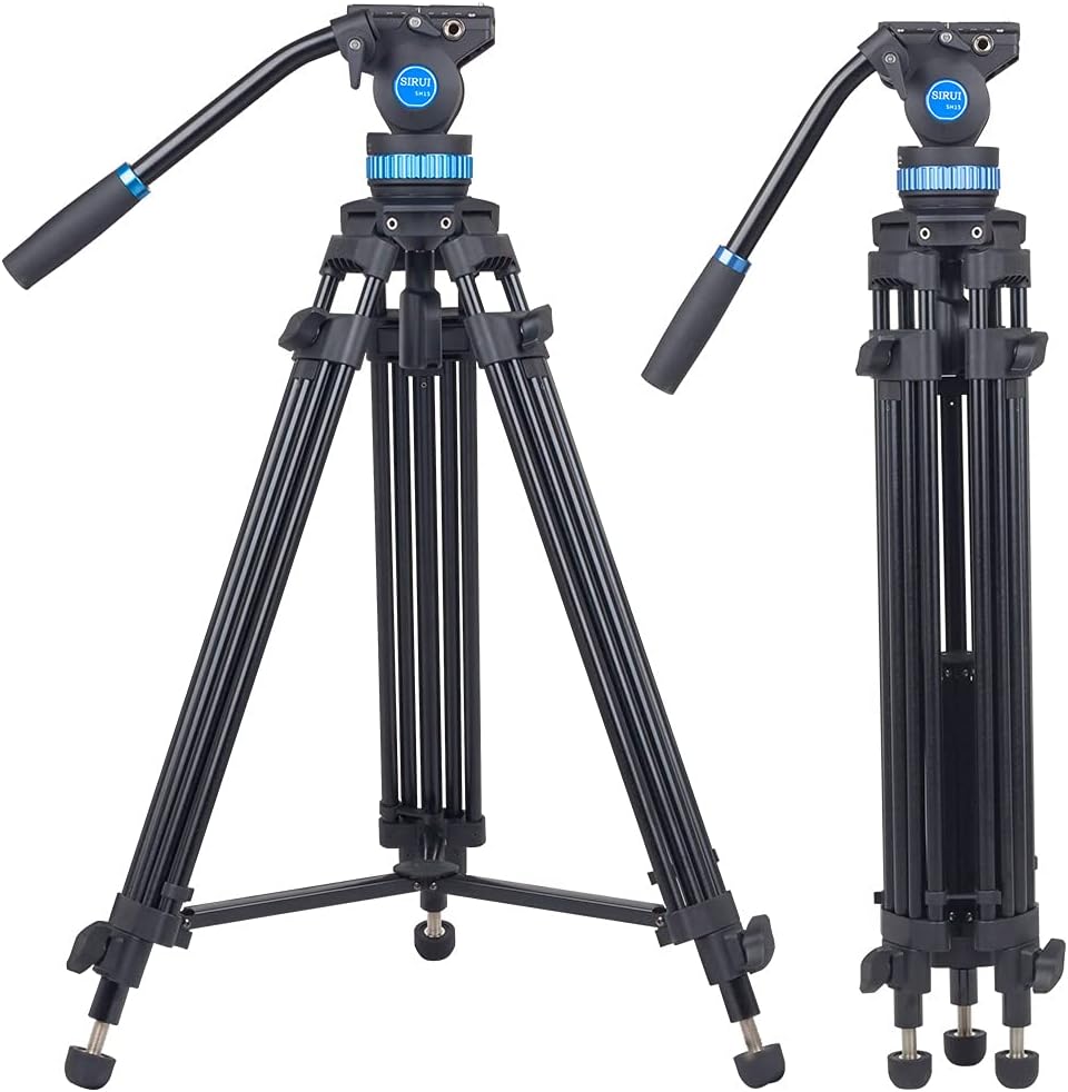 Heavy Duty Video Tripod with Fluid Head H46714