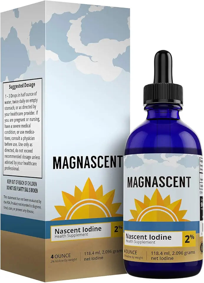 2% Concentrated Liquid Iodine Drops 4oz Z612