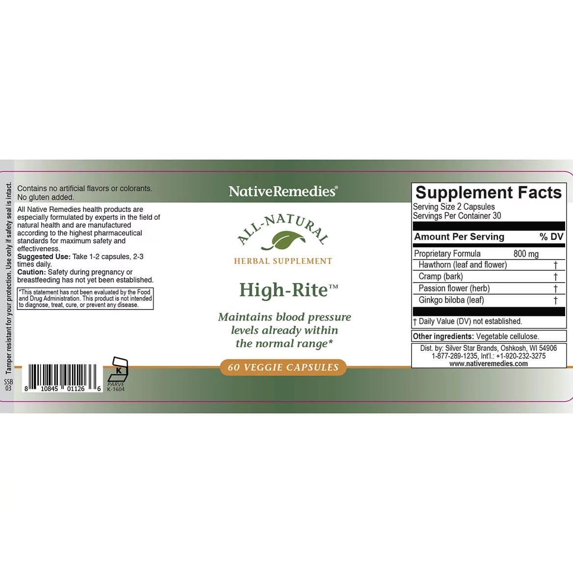 High-Rite Veggie Cap 2 Pack R111755