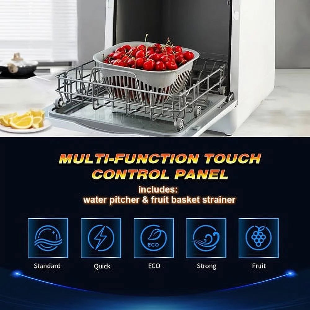 Portable Countertop Dishwasher with Fruit & Vegetable Basket H83593