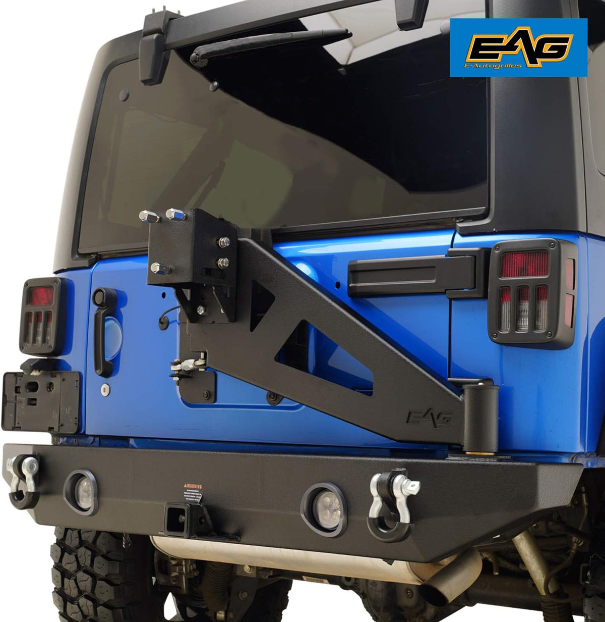 Rear LED Bumper with Tire Carrier K467