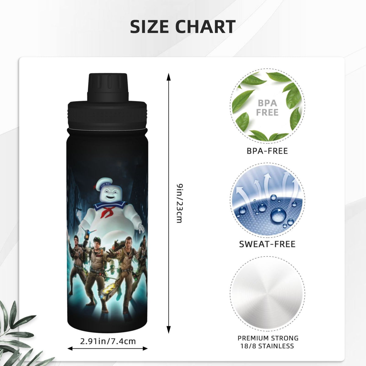 Insulated Stainless Steel Water Bottle 18OZ P472423