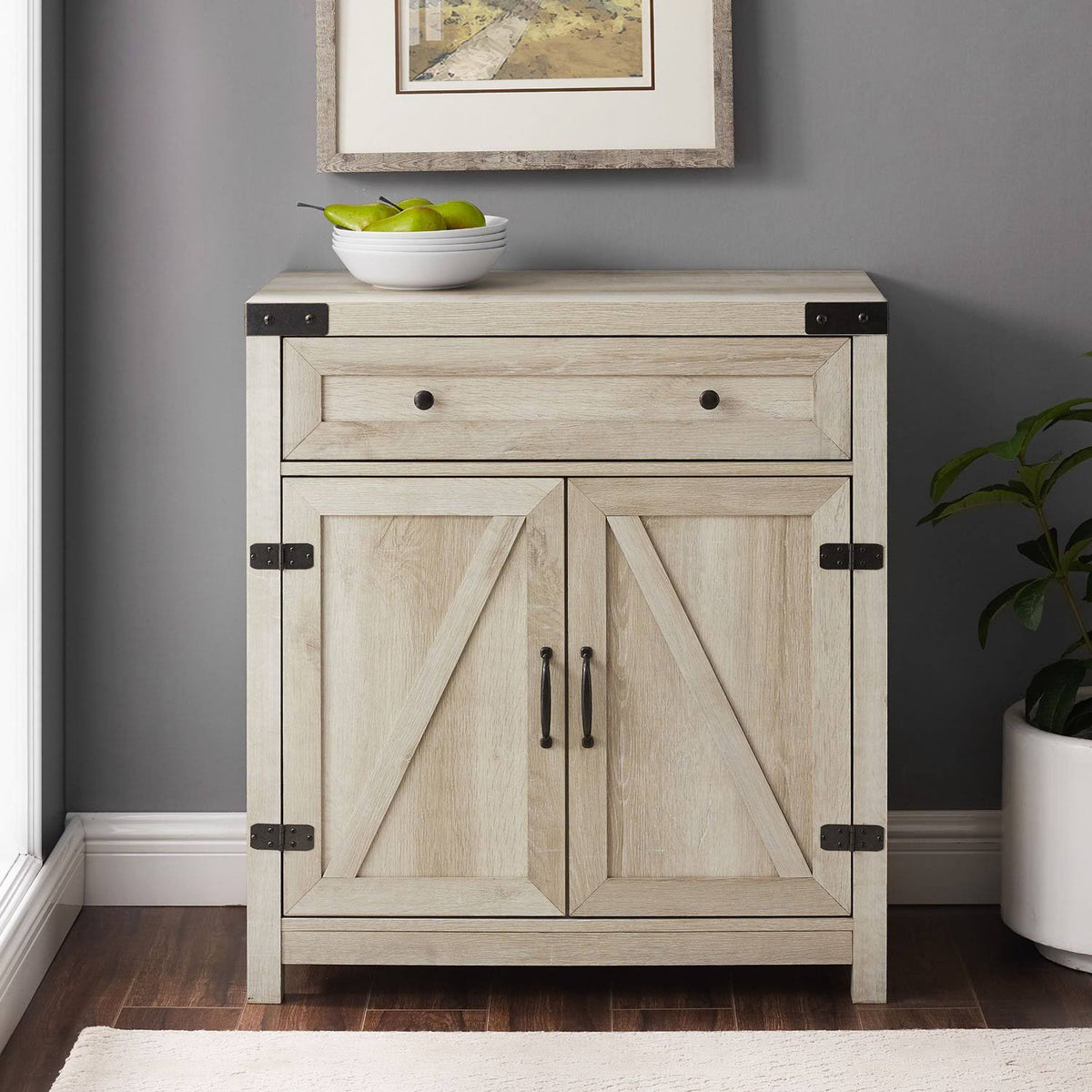 Grey Wash Accent Cabinet N95512