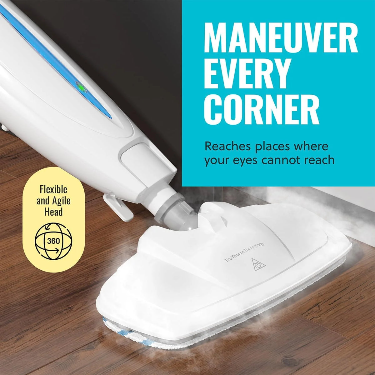 10-in-1 Steam Mop with Handheld Steam Cleaner I420431