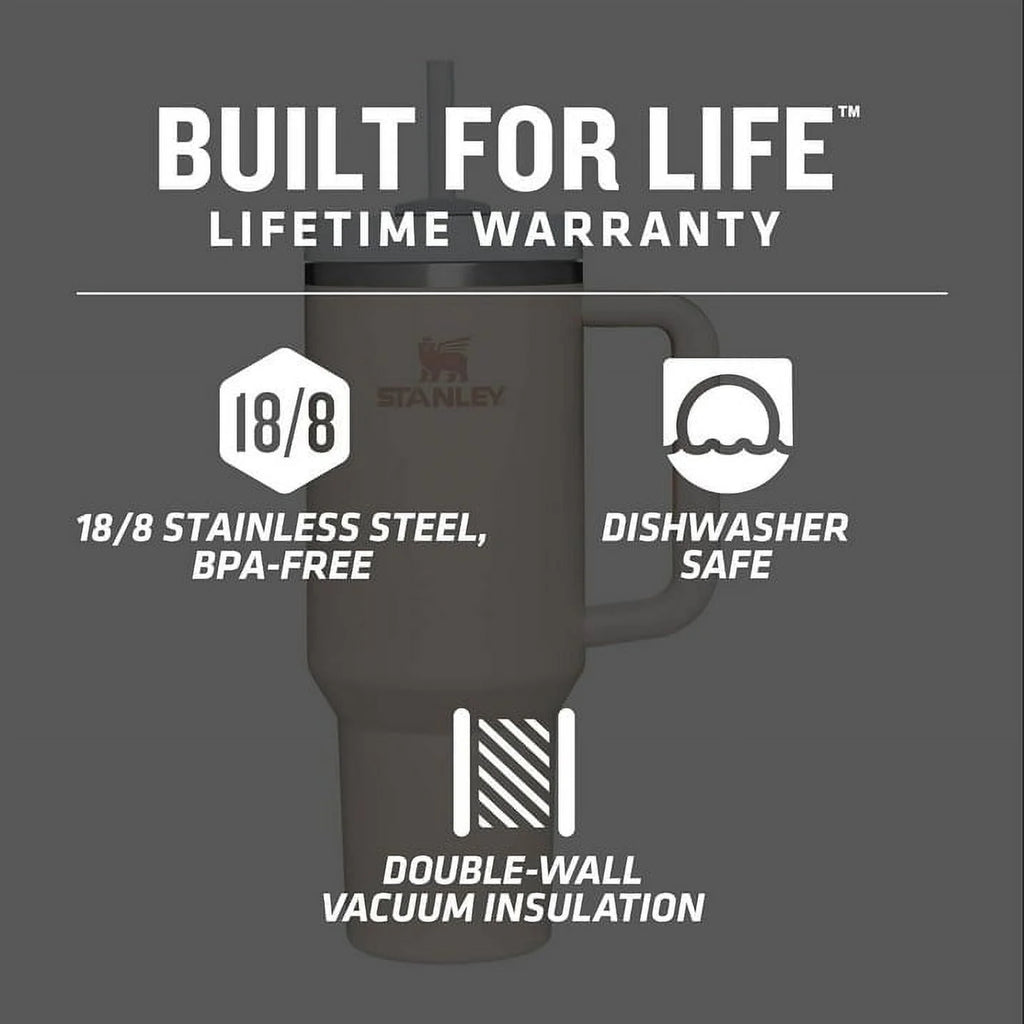 40oz Stainless Steel Tumbler Black V629