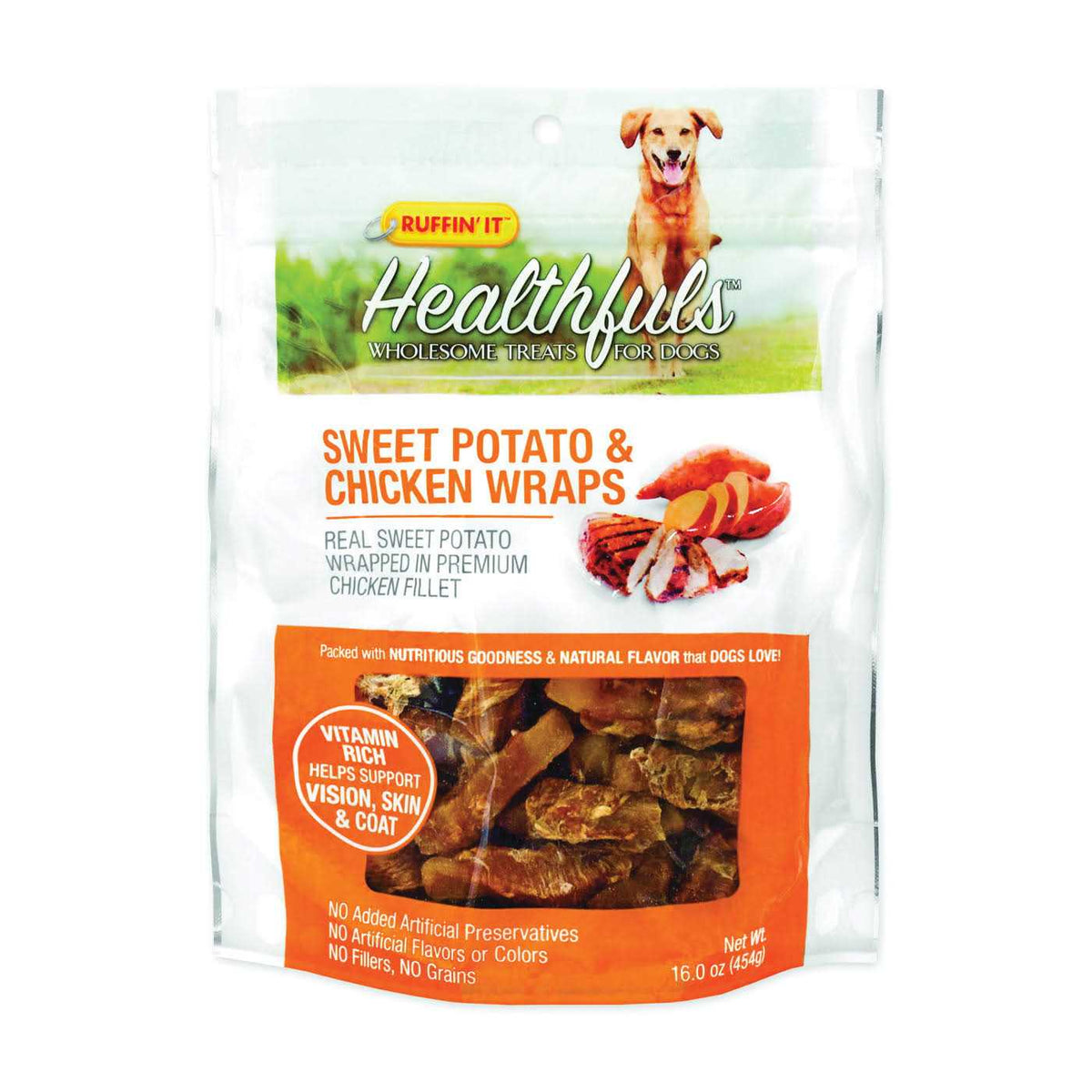 Sweet Potato & Chicken Wraps Dog Treats 16.0 oz K616135