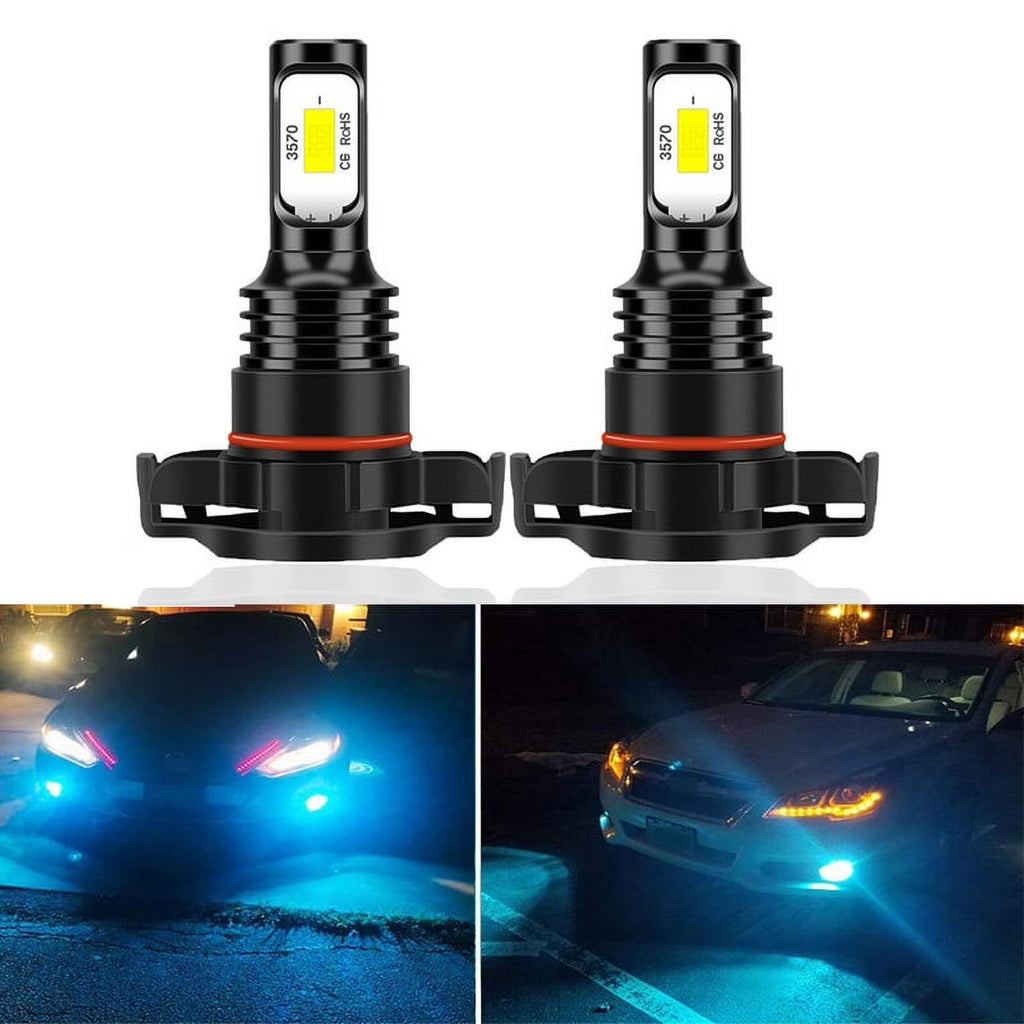 Ice Blue LED Fog Light Bulbs 2504 A3476