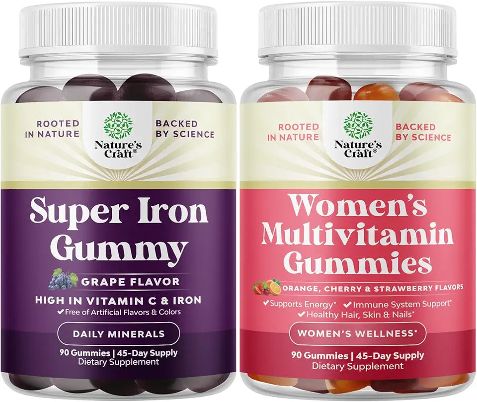 Extra Strength Iron Gummies with Vitamin C B8159